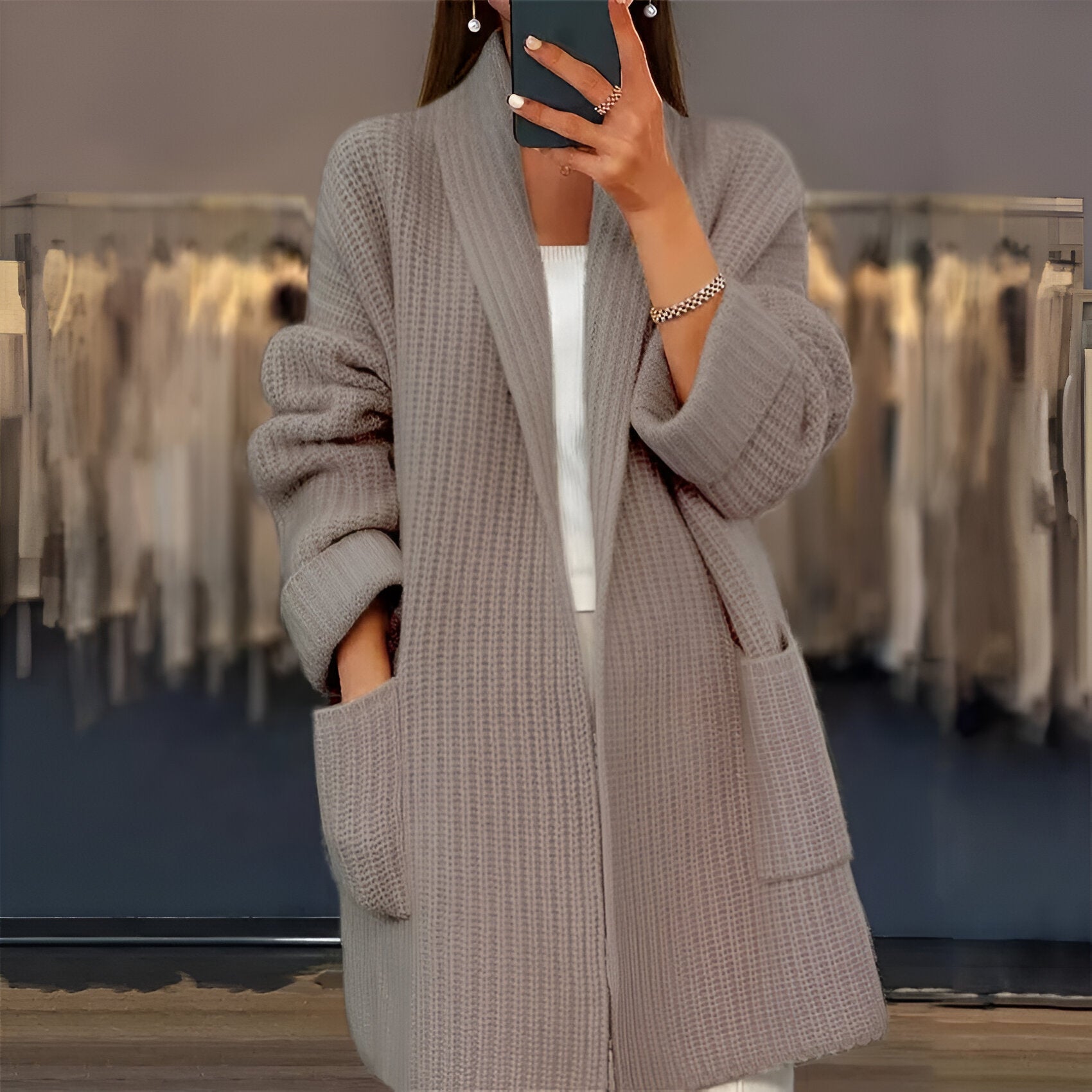 Stilla | Lang Vest til stilfulde lag-på-lag looks