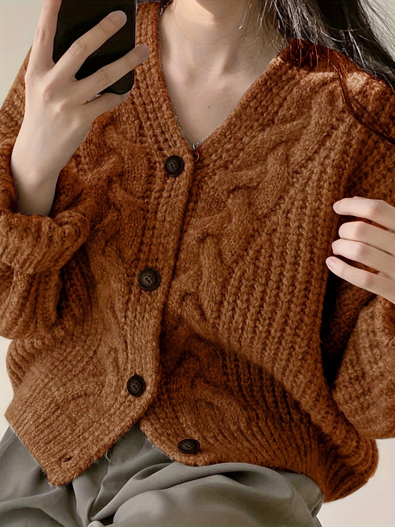Stilla | Pullover af groft strik i vintage stil Mode