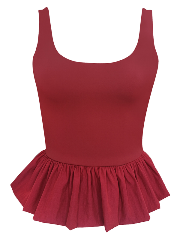 Stilla | Stitching Fashion Fritid T-shirt Vest