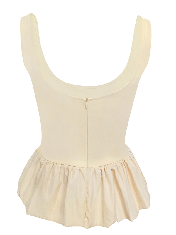Stilla | Stitching Fashion Fritid T-shirt Vest