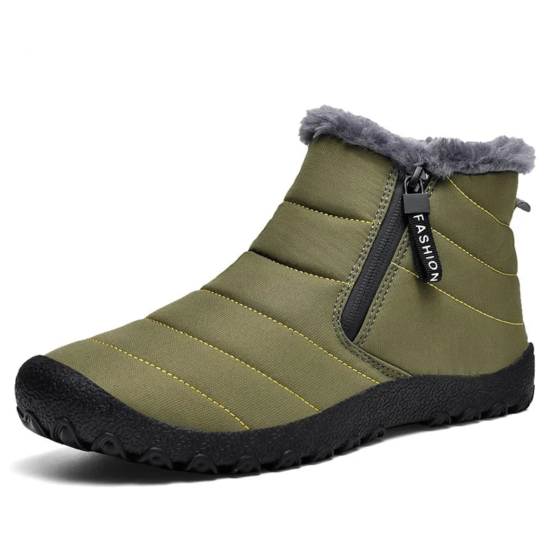 Stilla | Unisex Ankel Vinterstøvler Med Pels