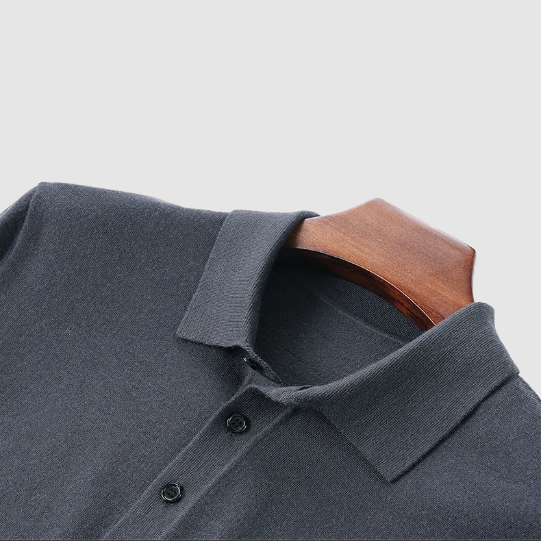 Stilla | Lækkert Polo-shirt Med Lange Ærmer Levere