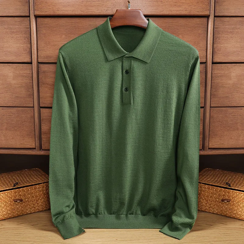 Stilla | Lækkert Polo-shirt Med Lange Ærmer Levere