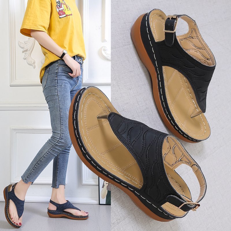 Stilla | Wedge sandals til kvinder i ensfarvet design