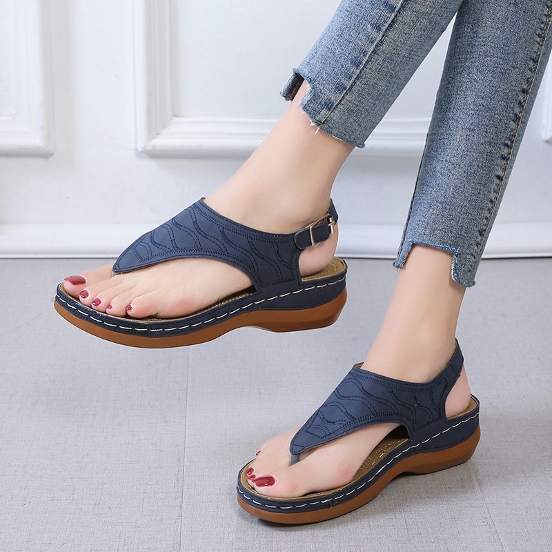 Stilla | Wedge sandals til kvinder i ensfarvet design