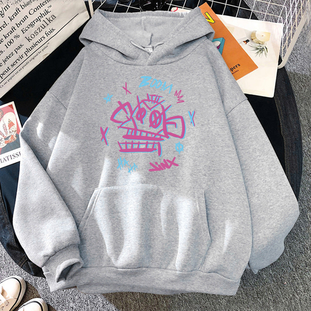 Stilla | Arcane Hættetrøje Harajuku Stil Jinx Og Ekko Online