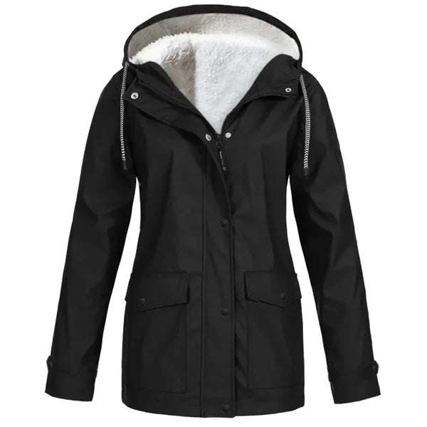Stilla | Elegante Außenjacke Mit Kapuze