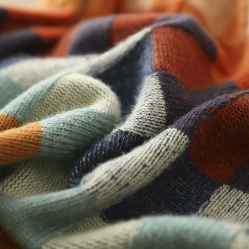 Stilla | Patchwork Pullover i Kashmir