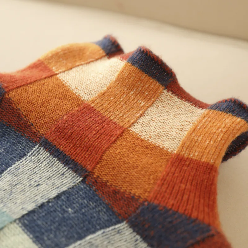 Stilla | Patchwork Pullover i Kashmir