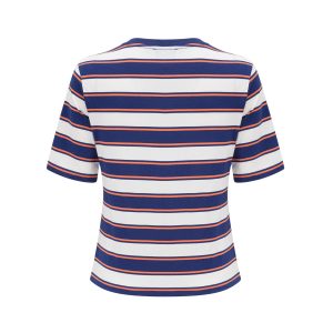 Stilla | Stripe Print Bomulds T-Shirt