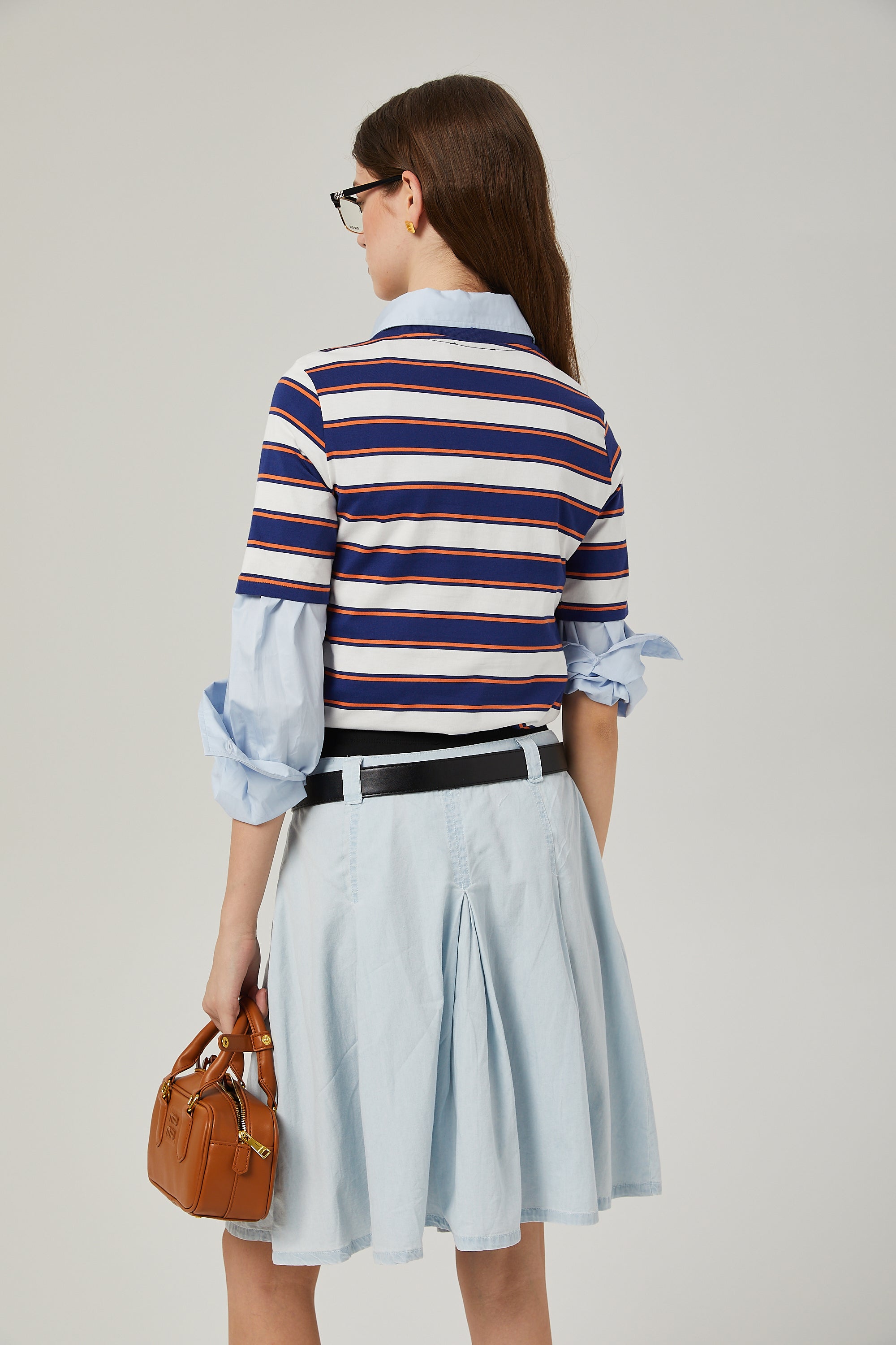 Stilla | Stripe Print Bomulds T-Shirt