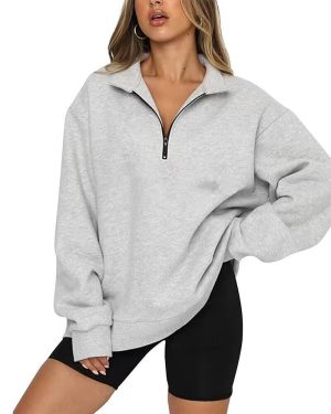 Stilla | Sweatshirt Med Krave Til Kvinder Hot på udsalg