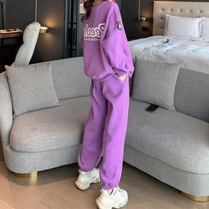 Stilla | Label Rundhalst-shirt Løs Sweatshirt Afslappet Sæt