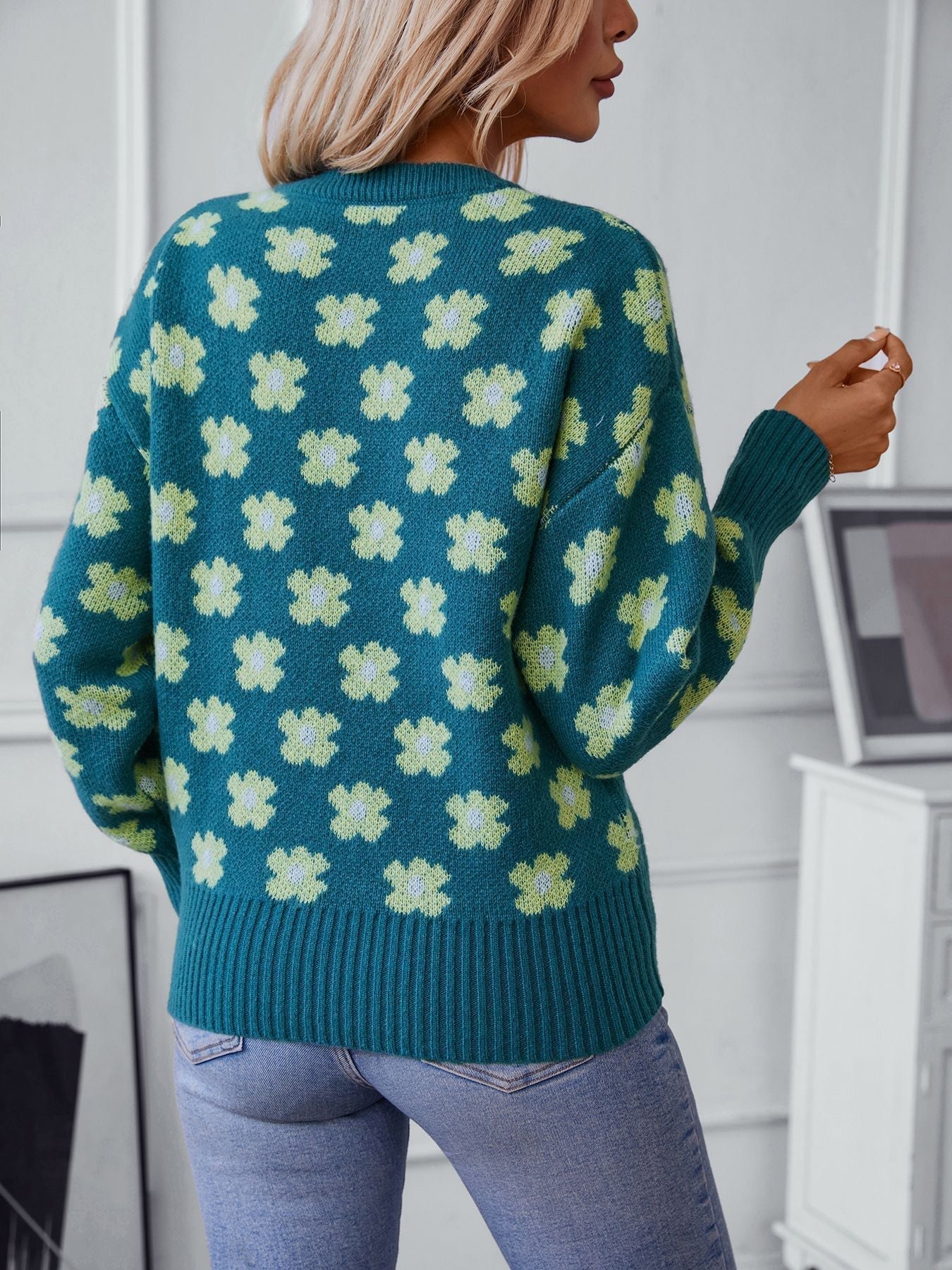 Stilla | Pullover med blomster mønster Levere