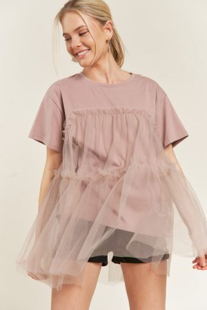 Stilla | Tulle Mix T-shirts