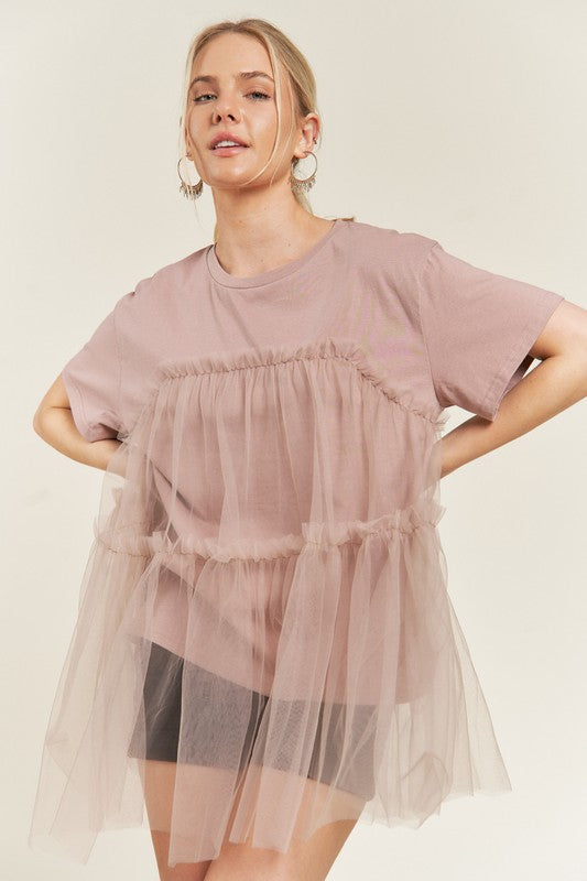 Stilla | Tulle Mix T-shirts