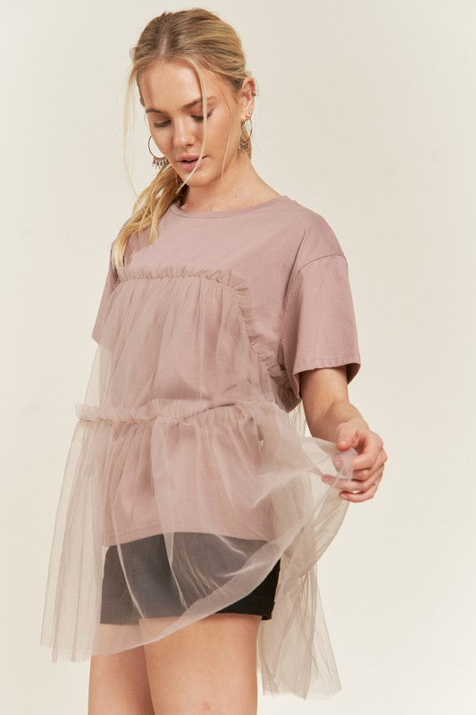 Stilla | Tulle Mix T-shirts