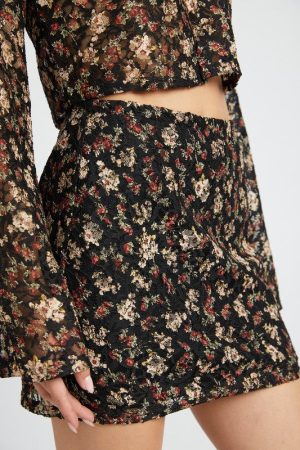 Stilla | Broderi Mini Nederdel