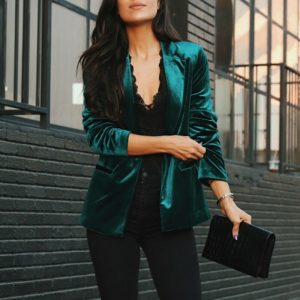 Stilla | Elegant Blazer i Velour