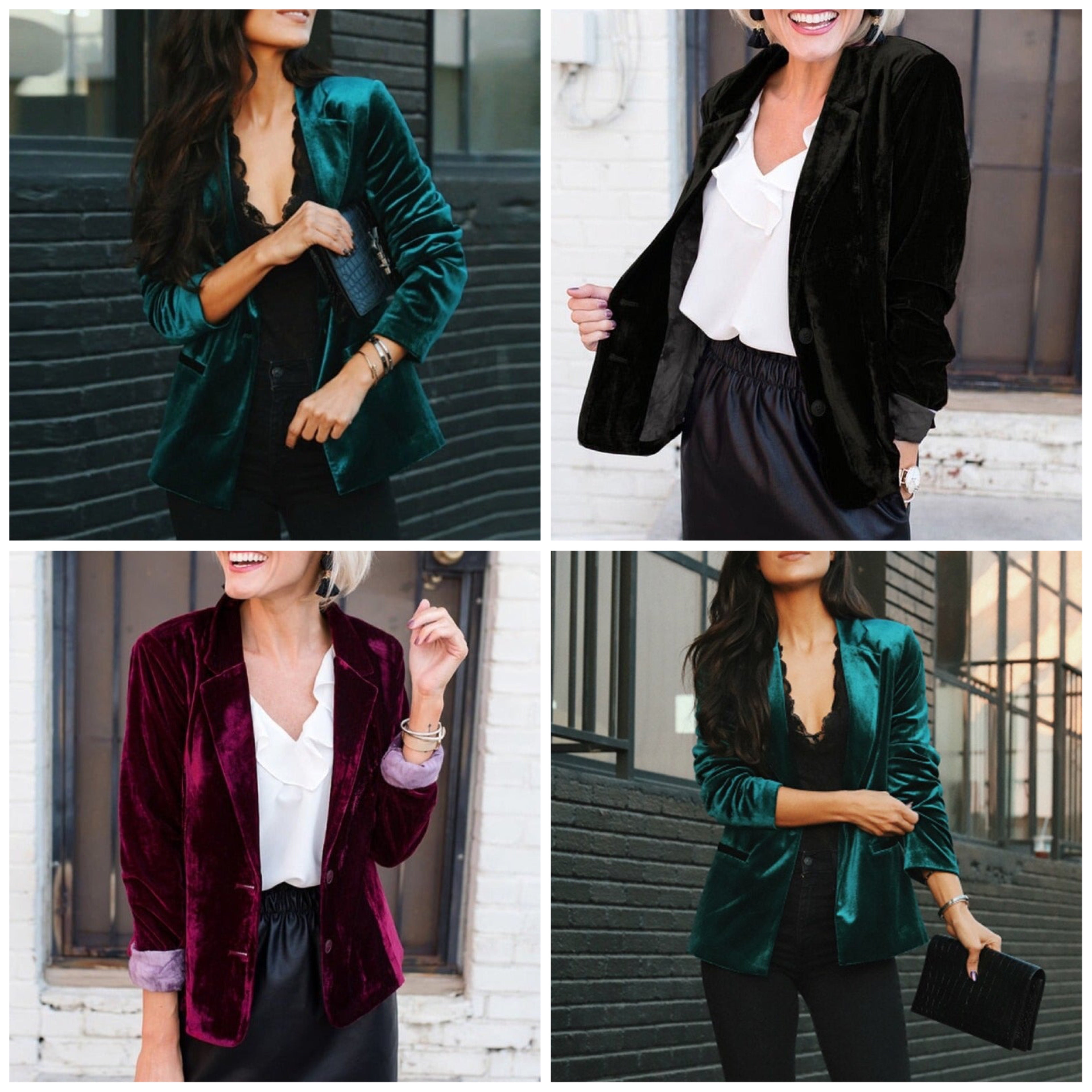 Stilla | Elegant Blazer i Velour