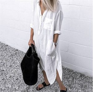 Stilla | Linnedress med lommer