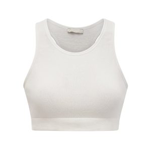 Stilla | Sømløs Bomulds Cropped Top