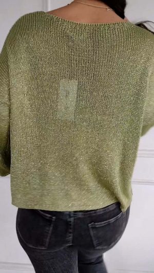 Stilla | Hollow Design Casual Sweater Justine Online salg