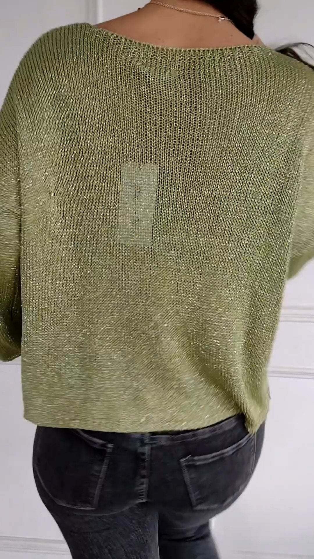 Stilla | Hollow Design Casual Sweater Justine Online salg