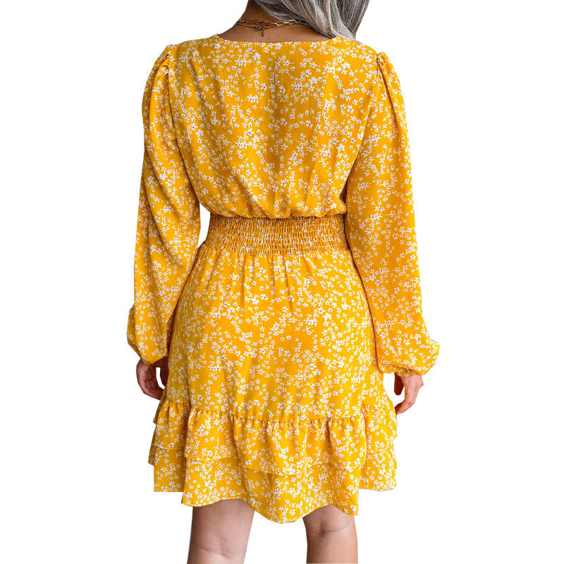 Stilla | Strop Floral Chiffon Sommerkjole på udsalg