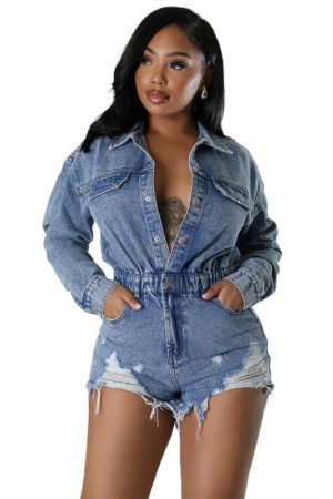 Stilla | Fashion Denim Jumpsuits