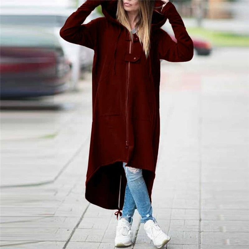 Stilla | Sporty Lang Sweatjakke