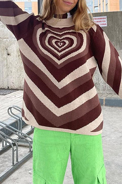 Stilla | Lækkert Sweatshirt Med Kontrasterende Ståkrave I Street Art Print Patchwork