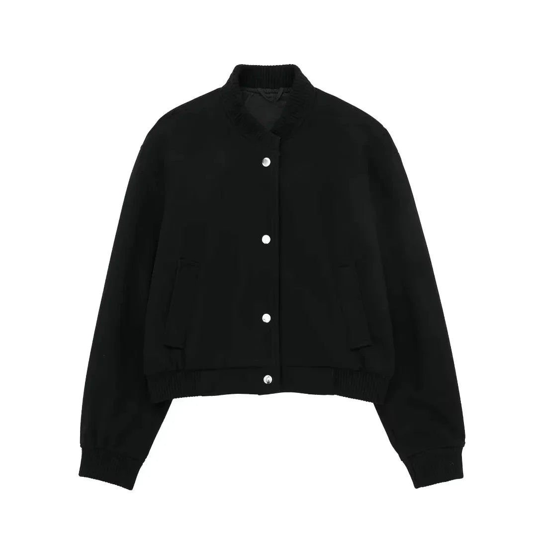 Stilla | Kort og Trendy Bomberjakke