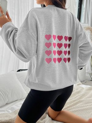 Stilla | Devine Heart Gefallen Skulder Langærmet Sweatshirt