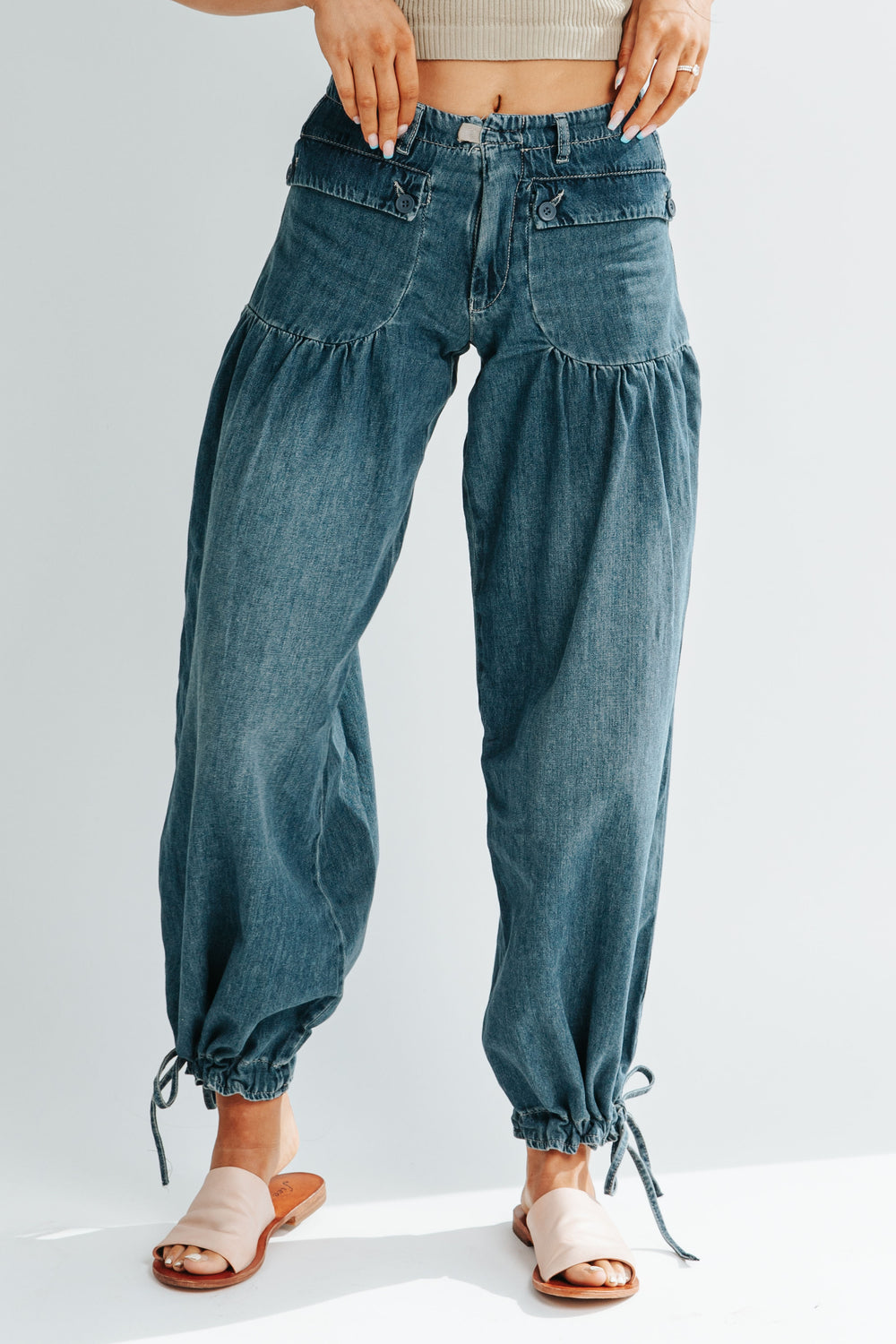 Stilla | Lommer Snøre Ballon Jeans
