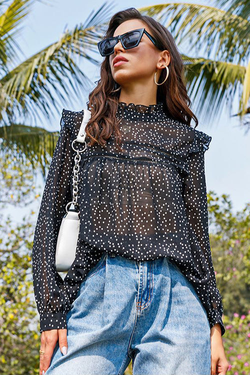 Stilla | Rules of Romance Ruffled Dot Til Toppen