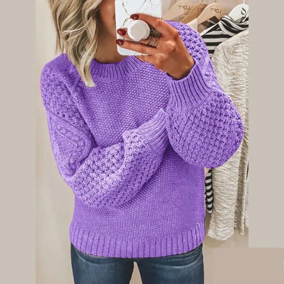 Stilla | Blød og Afslappet Striksweater Udsalg