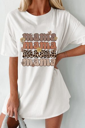 Stilla | MAMA Rundhalset Korte ærmede T-shirt