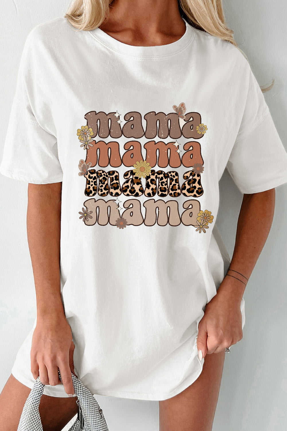 Stilla | MAMA Rundhalset Korte ærmede T-shirt