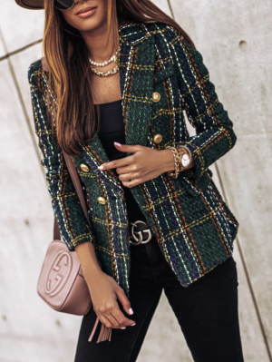 Stilla | Chic ternet blazer til kvinder på udsalg