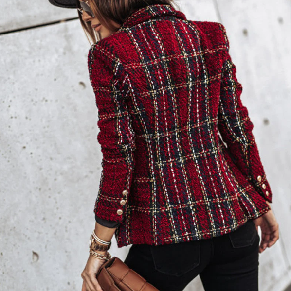 Stilla | Chic ternet blazer til kvinder på udsalg