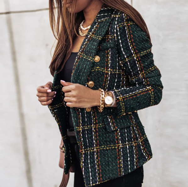 Stilla | Chic ternet blazer til kvinder på udsalg