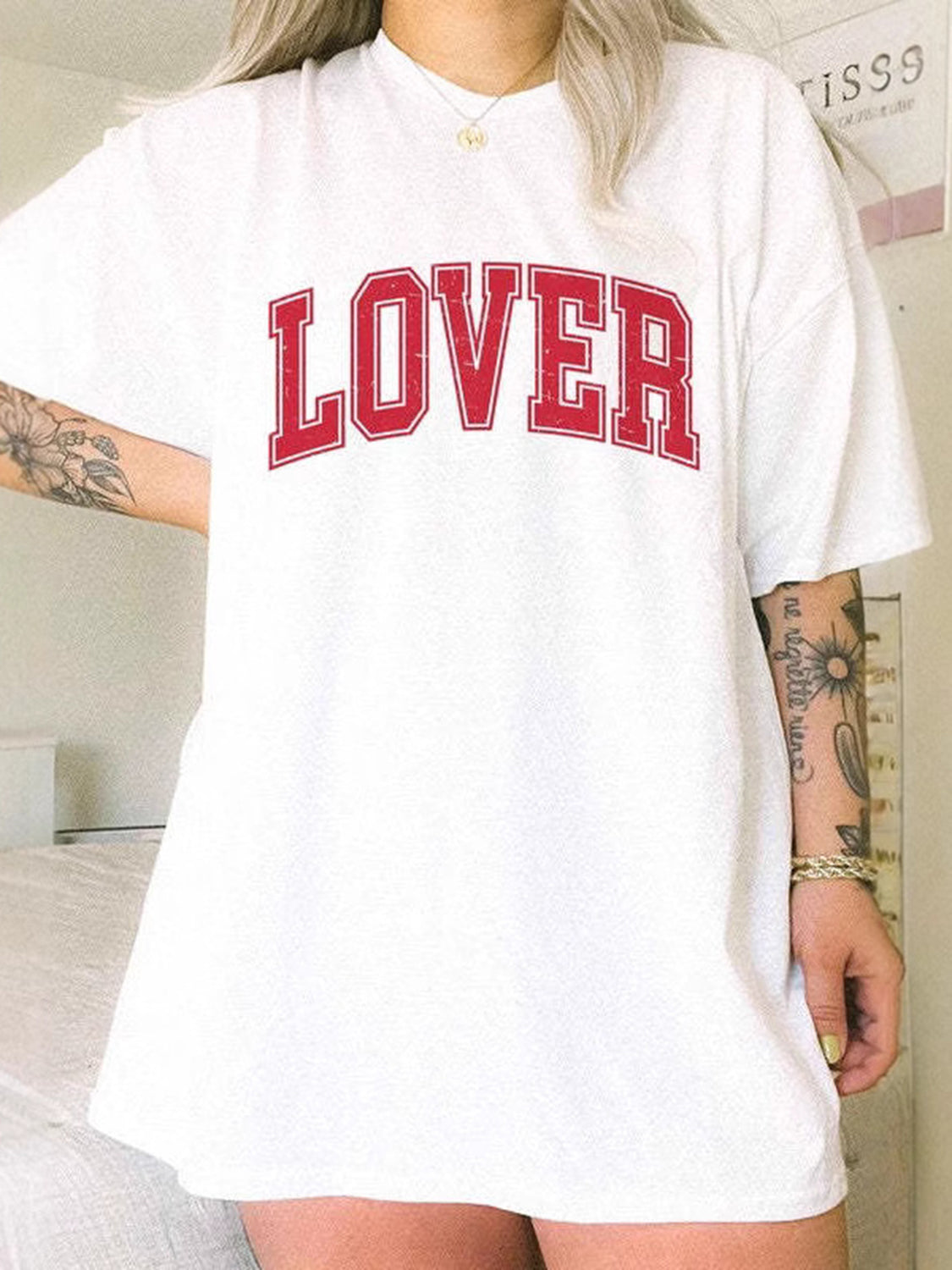 Stilla | LOVER Rund halsudskæring Halværmet T-Shirt