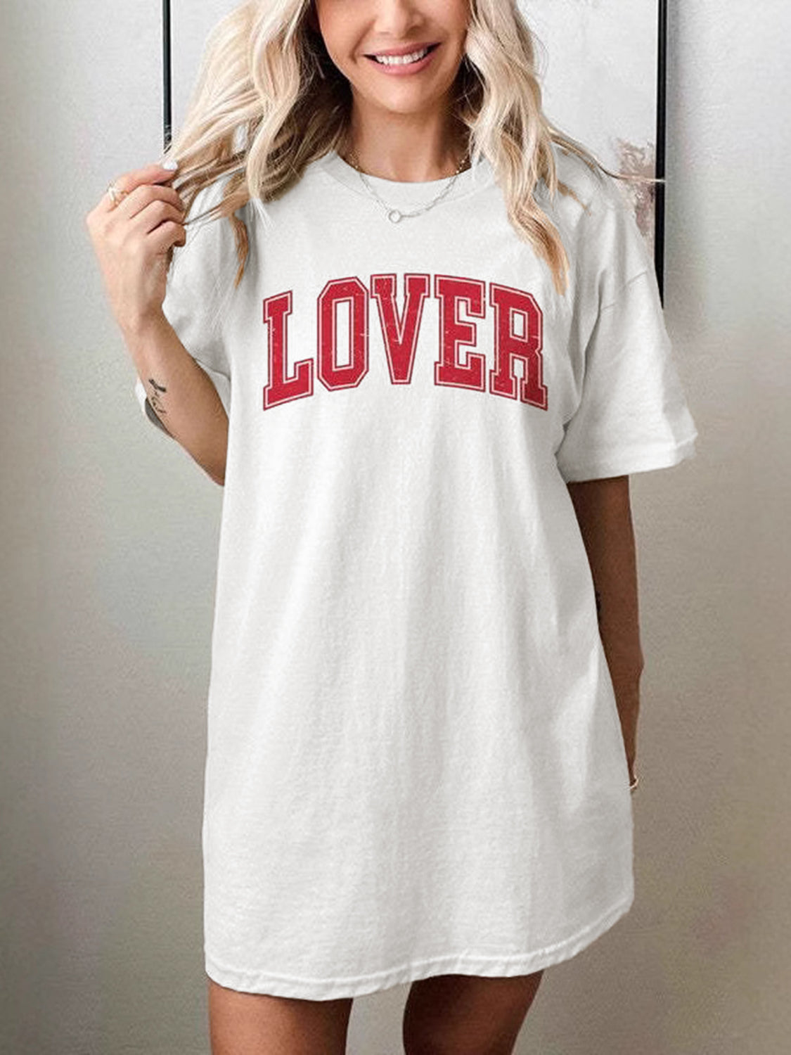Stilla | LOVER Rund halsudskæring Halværmet T-Shirt