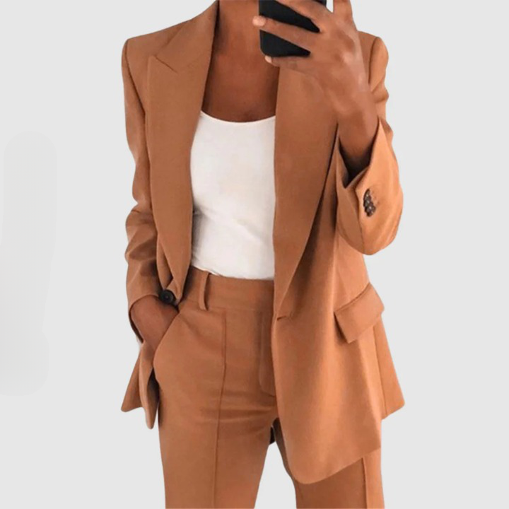Stilla | Sofistikeret Stil Chic Blazer Sæt