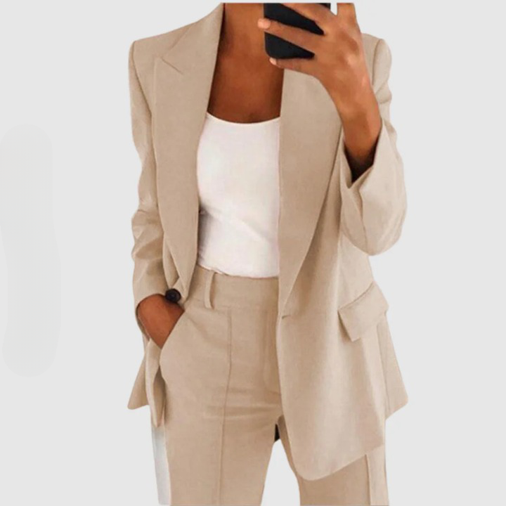 Stilla | Sofistikeret Stil Chic Blazer Sæt
