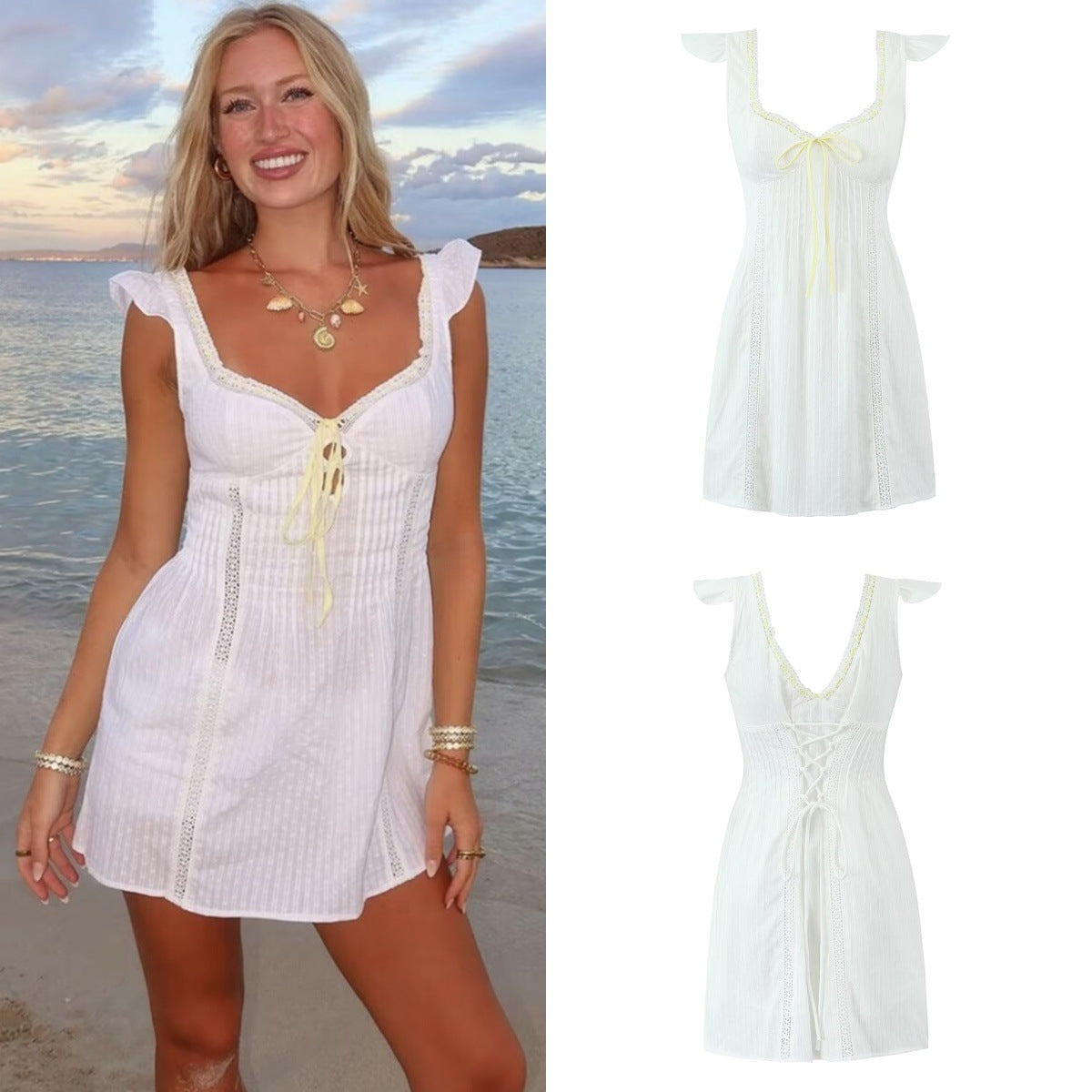 Stilla | Dainty Spring Ny Mini A-Linje Kjole Online