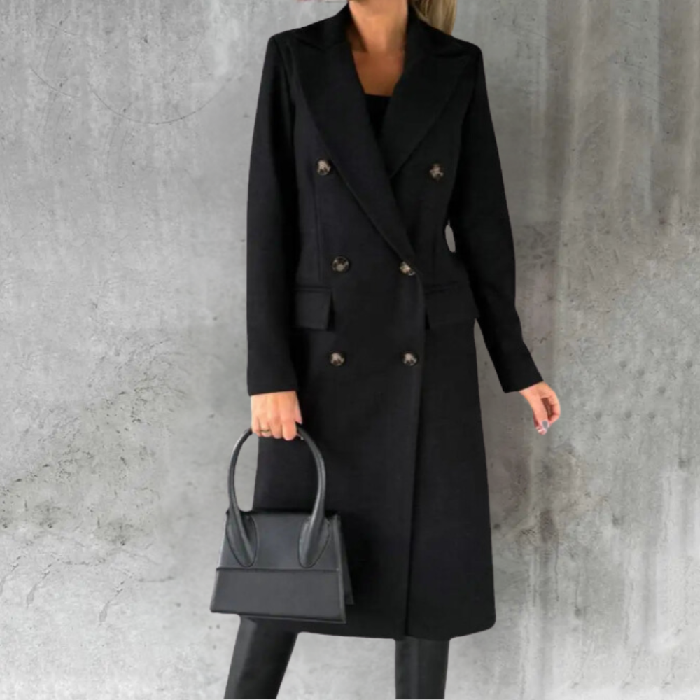 Stilla | Luxe Uld Trench Hot på udsalg