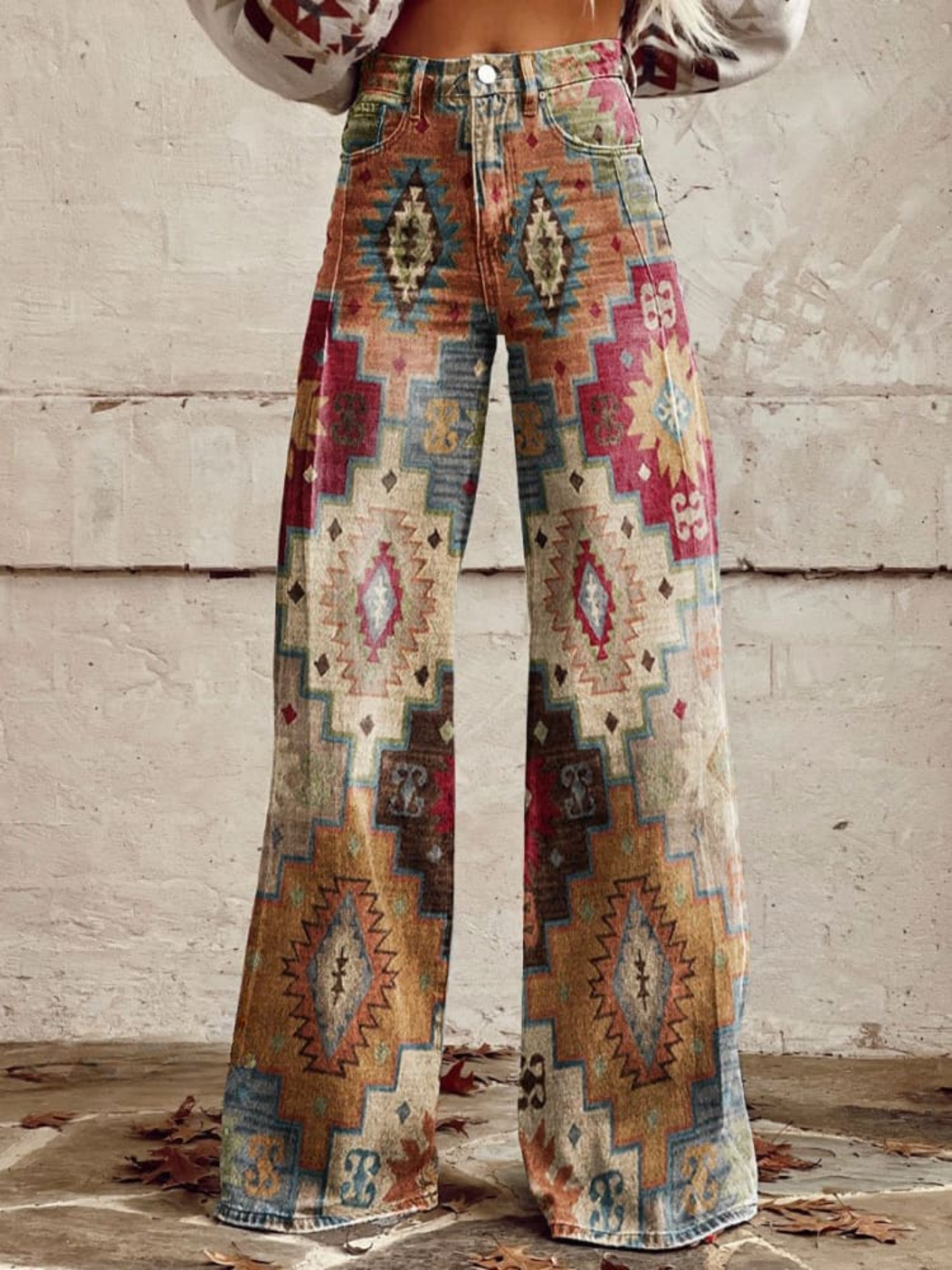 Stilla | Baggy Boho Årgang Bukser