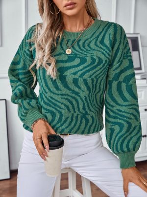 Stilla | Stribet Pullover Til Damers Lange Ærmer